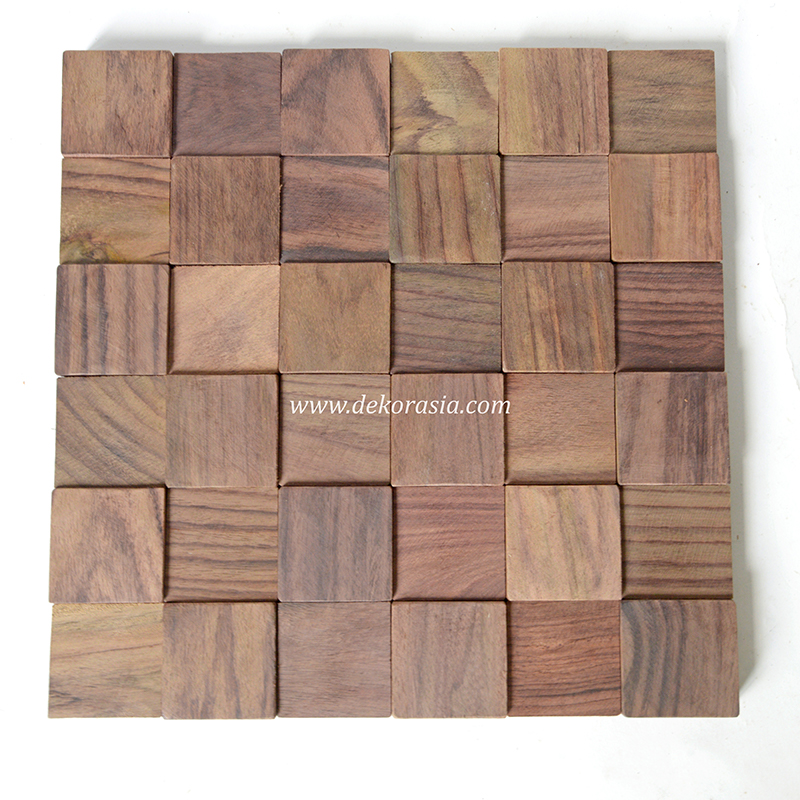 Wall Cladding Cube Rosewood, Interior Wood Wall Cladding